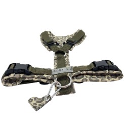 Y Brustgeschirr | Olive - Leopard 