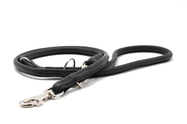 Hundeleine | Rundgenäht | Schwarz 