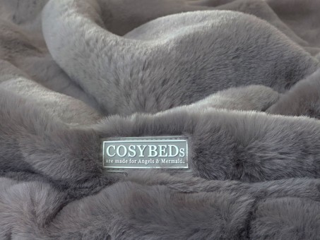 Wechselbezug  | Fake Fur | HERMELIN 22 |  CHARCOAL 