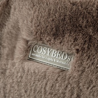 Wechselbezug  | Fake Fur | HERMELIN 22  |  Taupe 