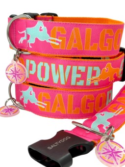 SALTYDOG ® GALGO POWER | Pink - Orange |HU 29-37 cm 