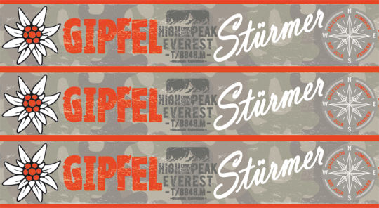 SALTYDOG ® GIPFELSTÜRMER  |  EDELWEIß  | Orange 