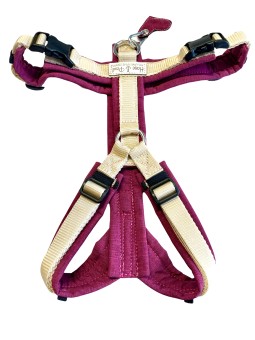 Y Brustgeschirr | Sand - Beere 