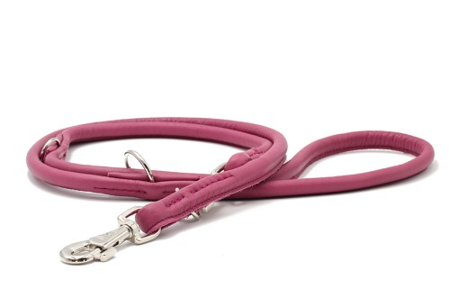 Hundeleine | Rundgenäht | Himbeer 