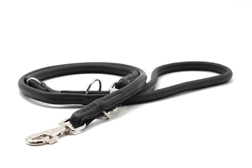 Hundeleine | Rundgenäht | Schwarz 