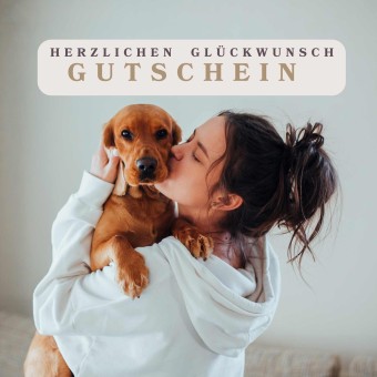 Gutschein (Online) Glückwunsch Hund 