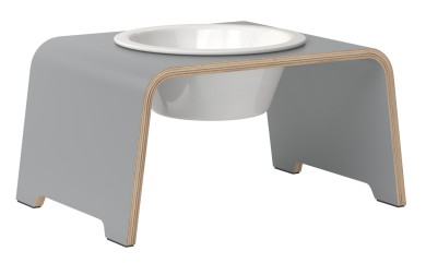 dogBar® |  SINGLE  | Grau | Porzellan 