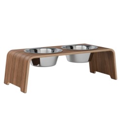 dogBar® | Classic  | Nussbaum | Edelstahl | M 