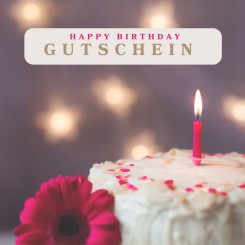 Gutschein (Online) HAPPY BIRTHDAY 