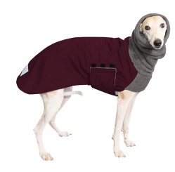 Windhundmantel | Winter | Whippet | Burgunder 